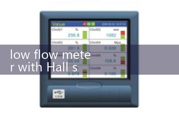 low flow meter with Hall sensor output